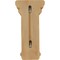 Ekena Millwork 7"W x 7 3/4"D x 14"H Jumbo Woodruff Wood Corbel, Red Oak CORW07X07X14WFRO - alternate 4